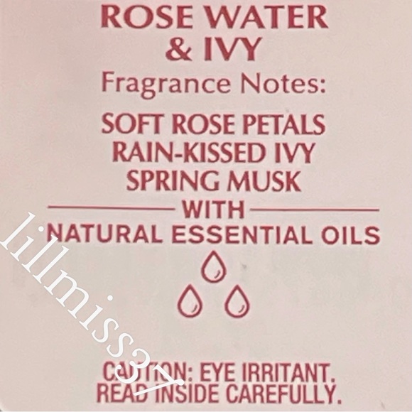 2X ROSE WATER & IVY Bath & Body Works Wallflower Refill Bulb Bundle - Picture 3 of 4